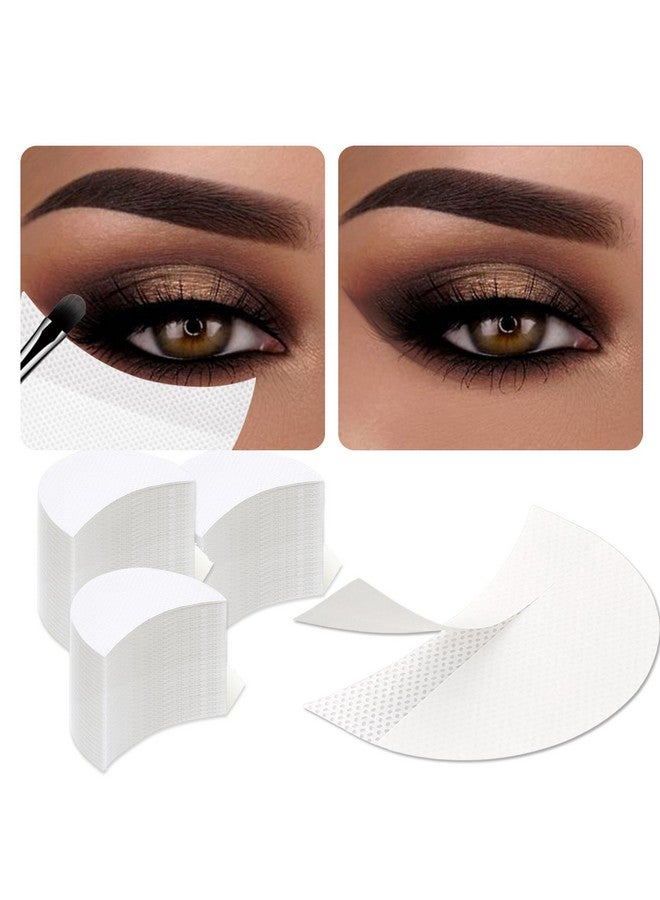 تايلامي واقيات ظلال العيون من TailaiMei، 300 قطعة، استنسل ظلال العيون لمنع بقايا المكياج، وسادة جل خالية من الوبر لكحل العيون، ووصلات الرموش، ومكياج الشفاه - Image 1