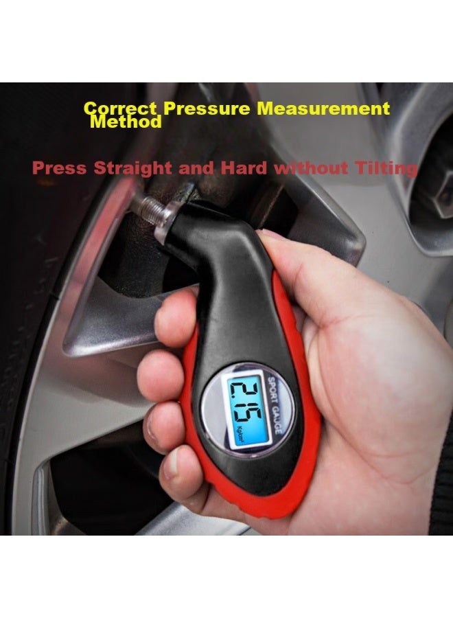 Coollap Kulaipu Digital Tire Pressure Gauge, High-precision Electronic Tire Pressure Meter, Car Tire Pressure Gauge, Klp-86095 - Image 3
