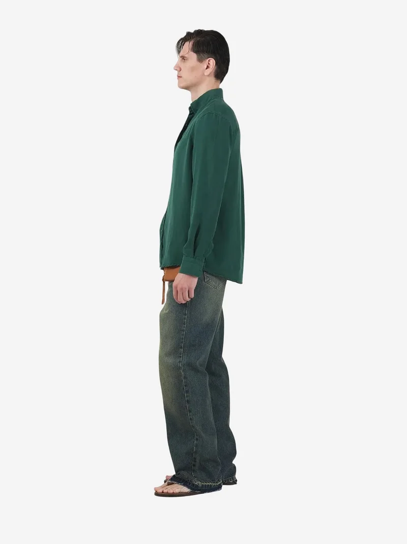 جيستو GIESTO Casual Long Sleeve Tencel Button-Up Shirt