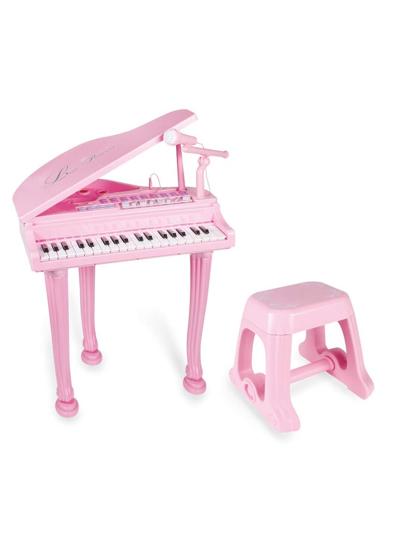 Little Princess Piano With Bench And Microphone 650X430X140 Millimeter - Image 1