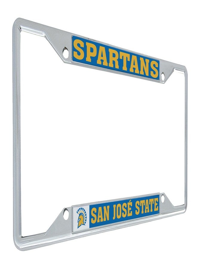 Desert Cactus San Jose State University Car Accessories Spartans Metal License Plate Frame and Tag Holder for Front or Rear of Car (Mascot) - Image 1