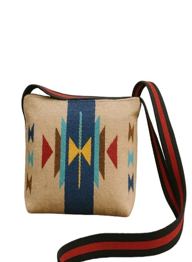 CRAFTINENCE Nomad Wanderlust sling & cross-body bags-Wave- Kilim Bag for women-sling bags for women cotton - Image 1