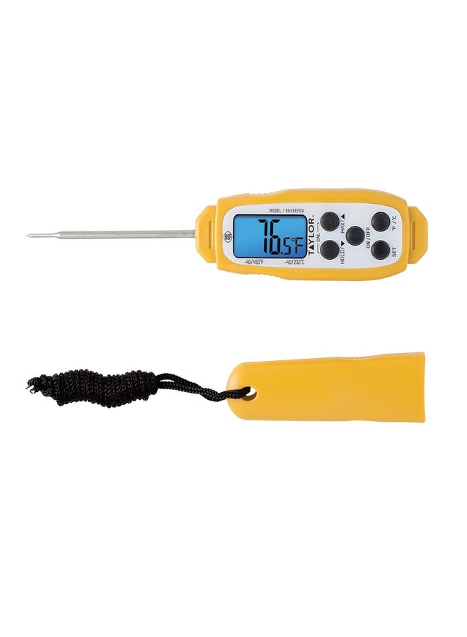 Taylor 9848EFDA 200-400F Waterproof Instant Read Thermometer - Image 1