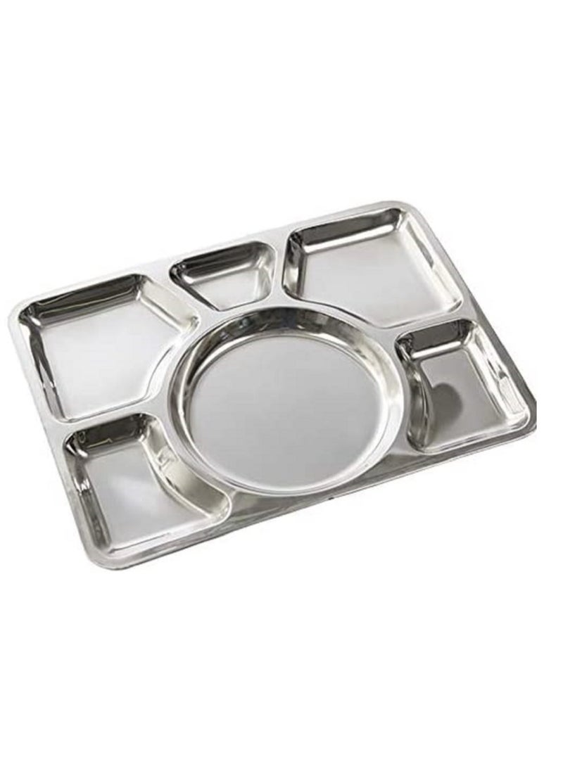 555 Mess Tray Silver 40cm  - Image 3