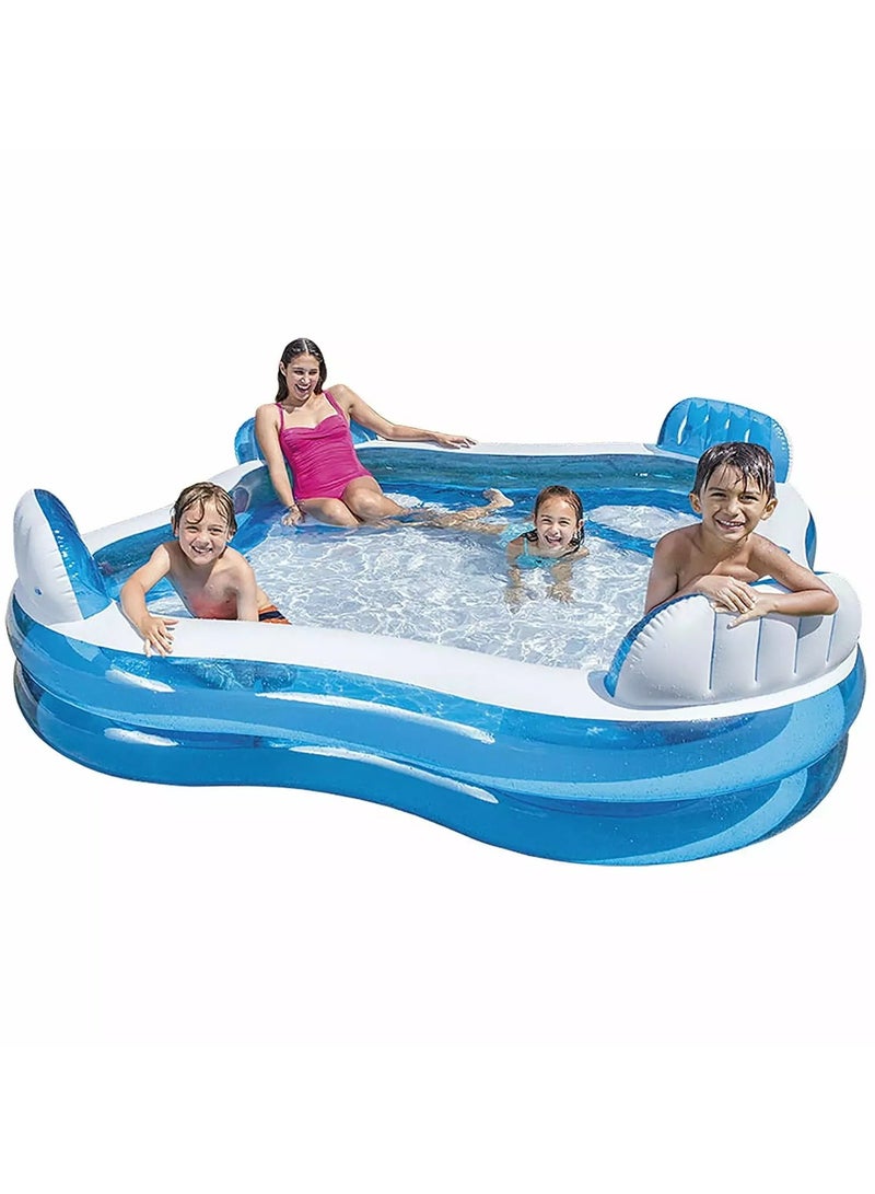 INTEX Swim Center Family Lounge Pool 229x229x66cm - Image 2