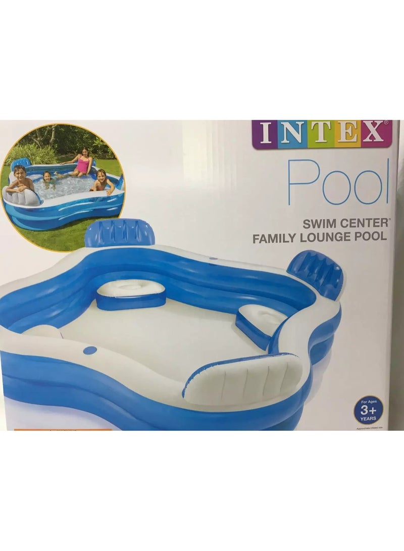 INTEX Swim Center Family Lounge Pool 229x229x66cm - Image 4