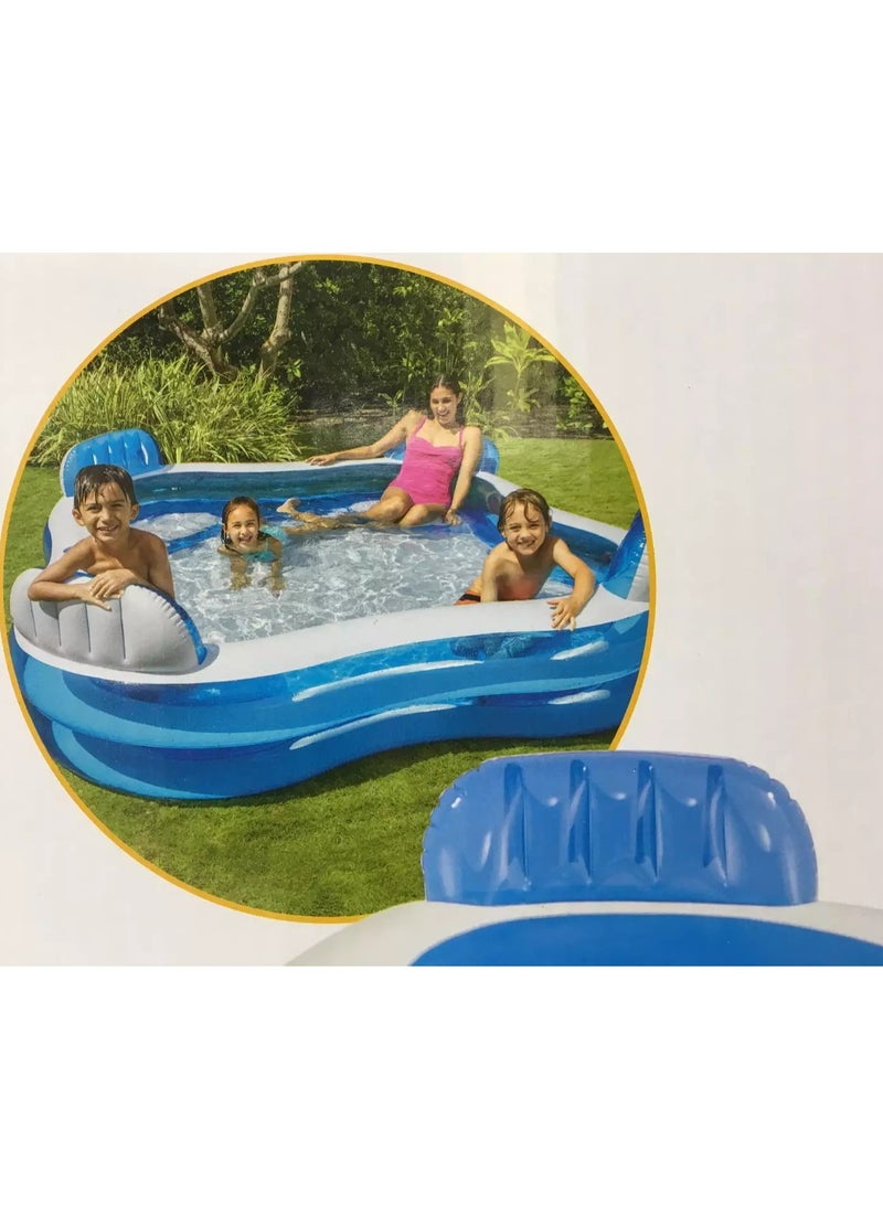 INTEX Swim Center Family Lounge Pool 229x229x66cm - Image 5