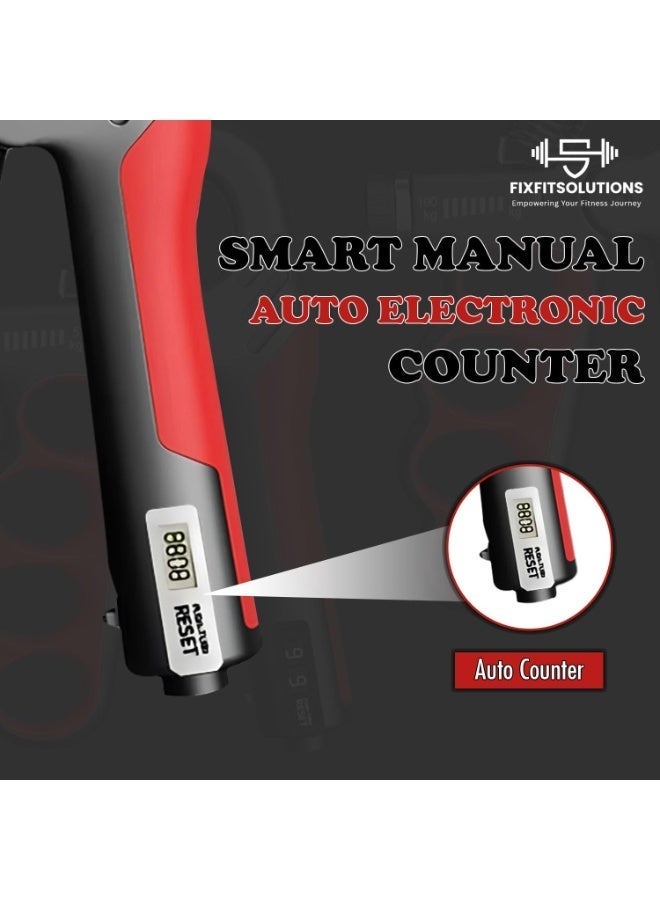 Adjustable Hand Grip Strengthener 5-100KG | Forearm Trainer with Automatic Counter & Ergonomic Grip | Hand Gripper for Athletes, Musicians, Rock Climbers & Injury Recovery - Image 5