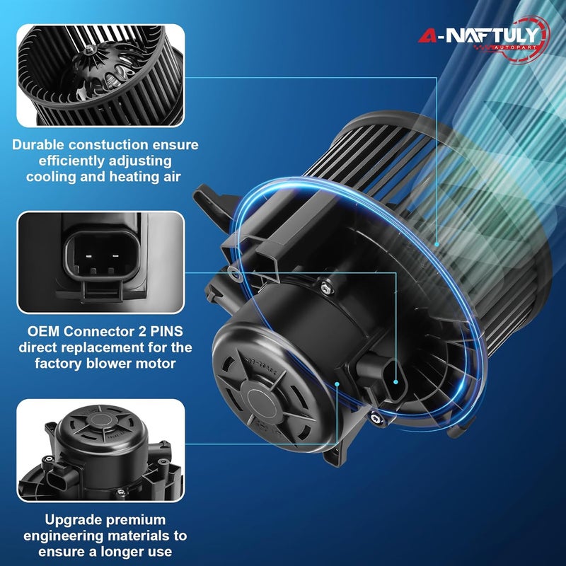 A-NAFTULY HVAC Heater Blower Motor Fan for Chevy and GMC Vehicles - Image 4