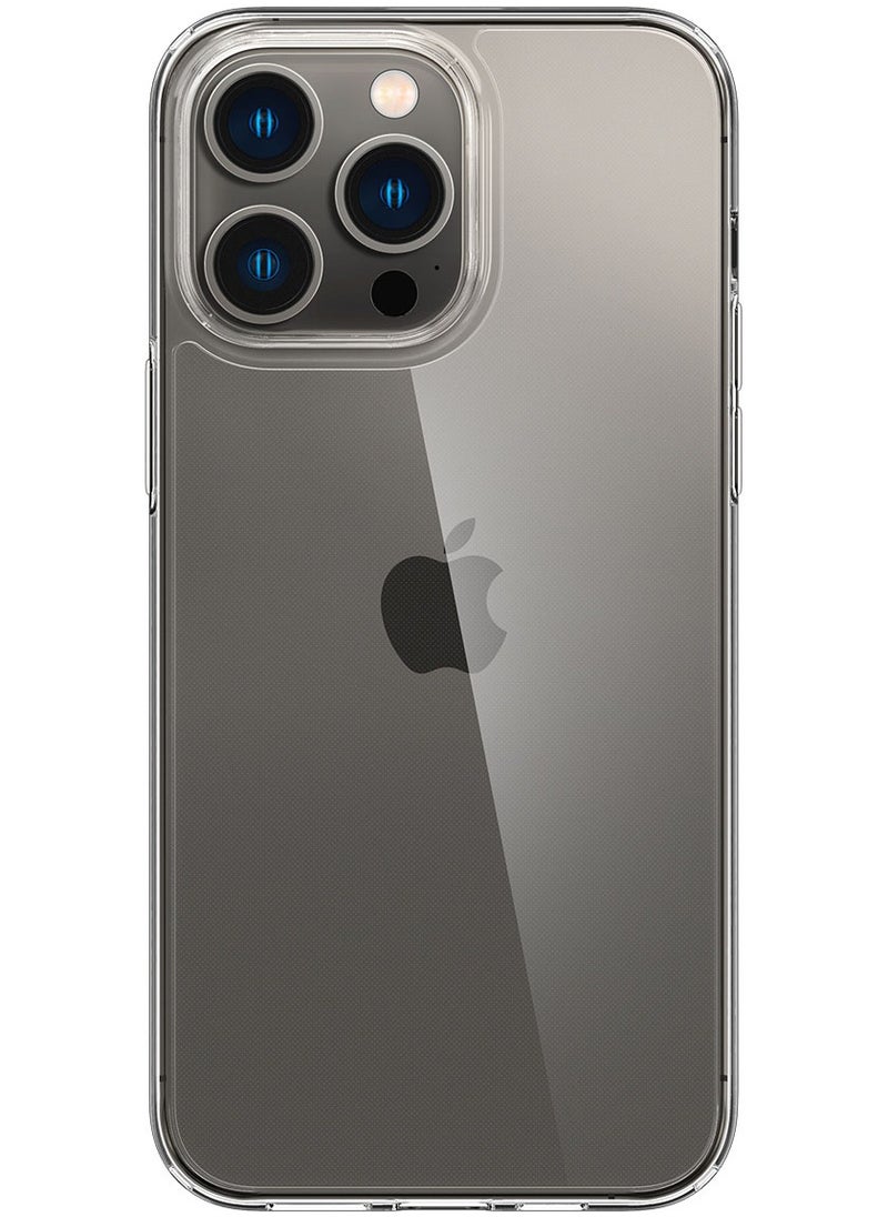 Spigen Air Skin Hybrid iPhone 14 Pro Max Case Cover - Crystal Clear  - Image 5