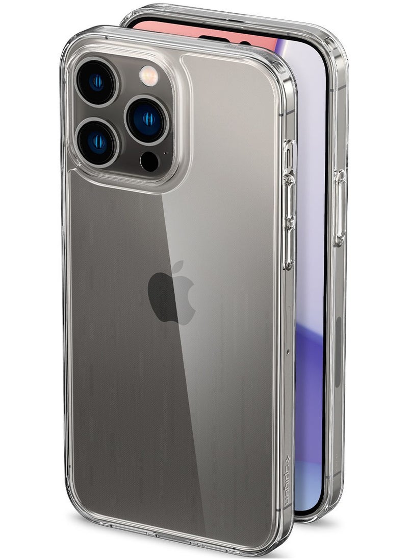 Spigen Air Skin Hybrid iPhone 14 Pro Max Case Cover - Crystal Clear  - Image 4