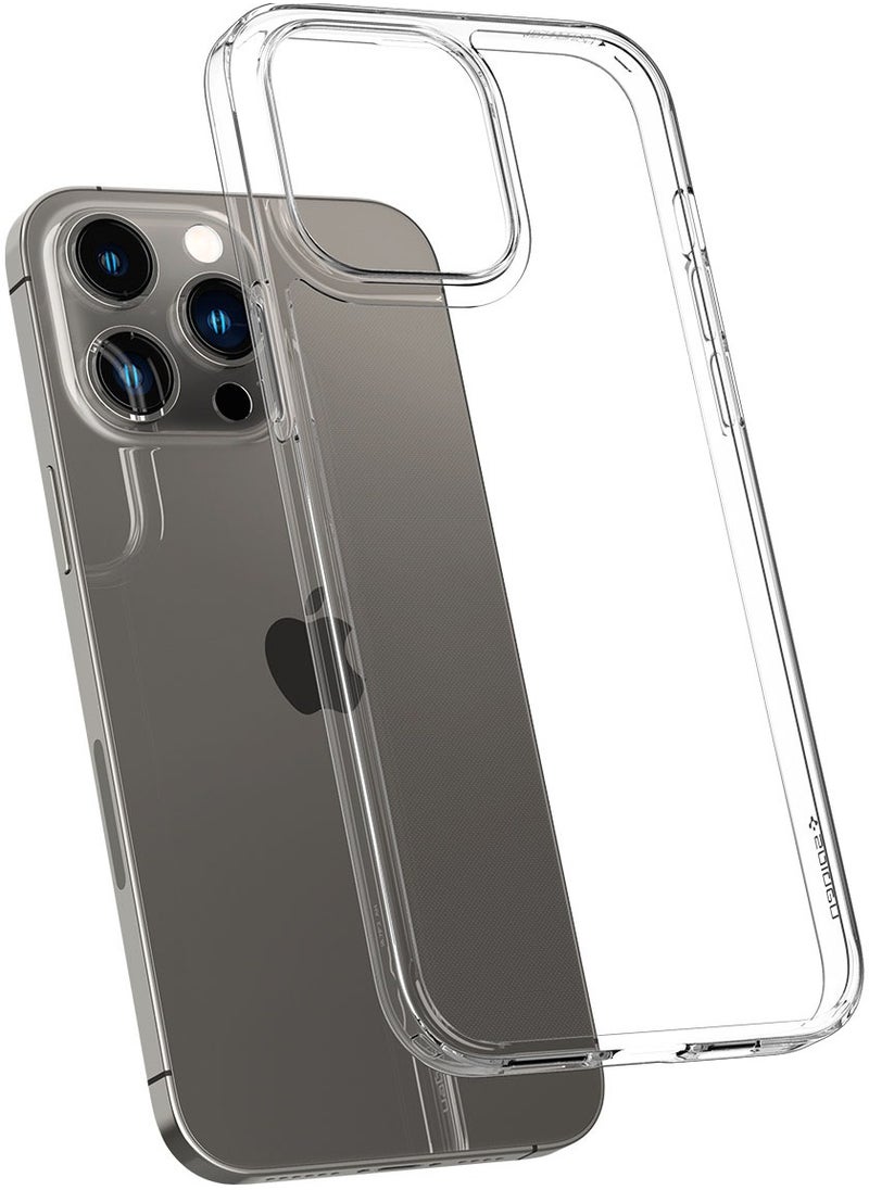 Spigen Air Skin Hybrid iPhone 14 Pro Max Case Cover - Crystal Clear  - Image 2