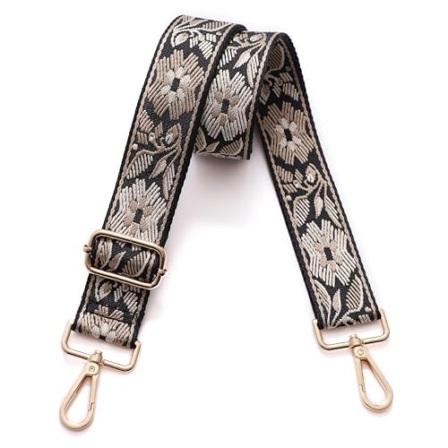 S-Jacorry Purse Strap replacemnet Crossbody Bag Women Wide Adjustable Canvas Cute Shoulder Strap Replacement Belt - Image 1