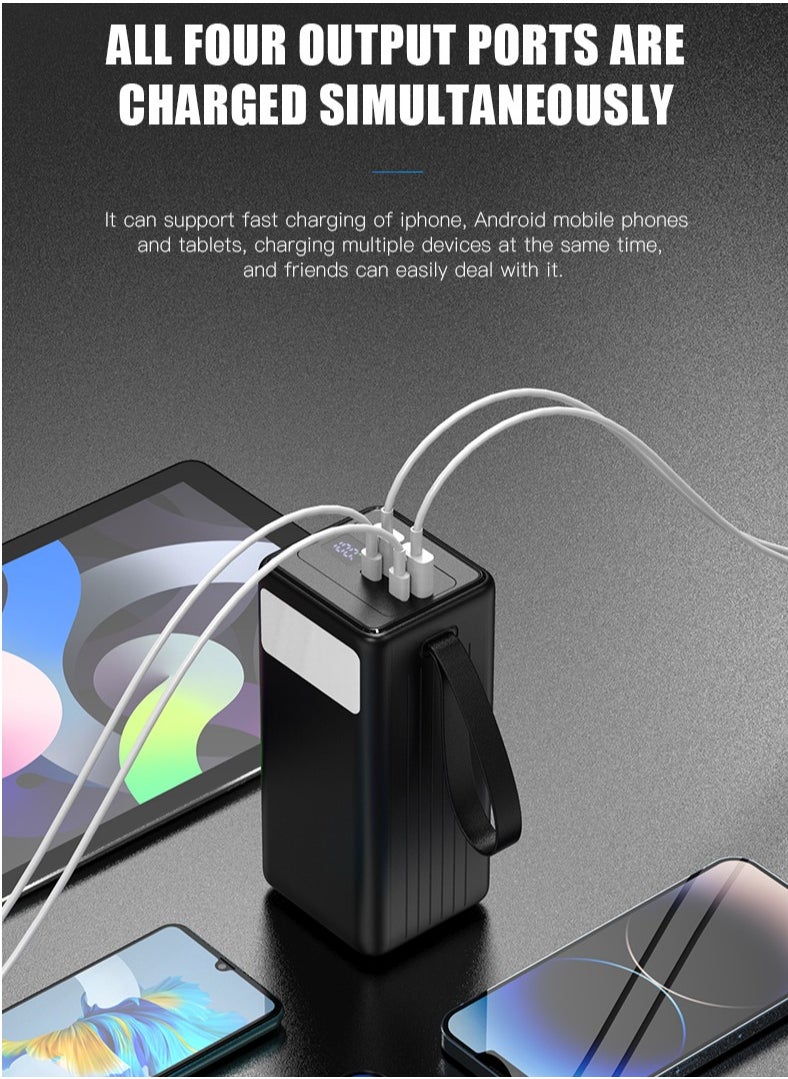 WST - WST 30000mAh Power Bank, 4-Ports (2USB-A (with 22.5W output), 2Type-C (with 18W input / 20W Output)), Digital Display, Compatible with iPhone and Android All Devices, Super Fast PD Charging - Image 1