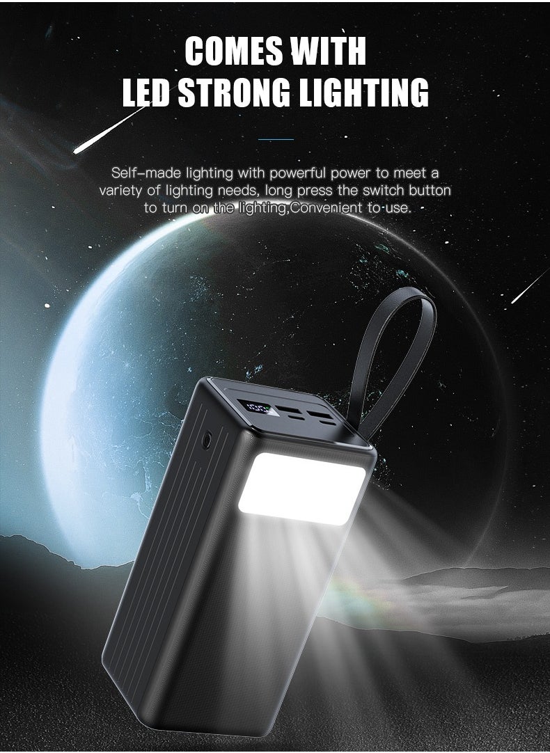WST - WST 30000mAh Power Bank, 4-Ports (2USB-A (with 22.5W output), 2Type-C (with 18W input / 20W Output)), Digital Display, Compatible with iPhone and Android All Devices, Super Fast PD Charging - Image 1