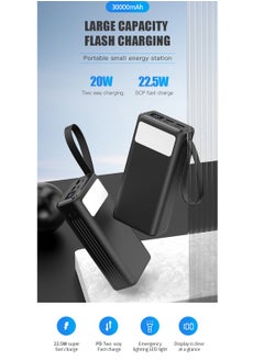 WST WST 30000mAh Power Bank, 4-Ports (2USB-A (with 22.5W output), 2Type-C (with 18W input / 20W Output)), Digital Display, Compatible with iPhone and Android All Devices, Super Fast PD Charging  - Image 2