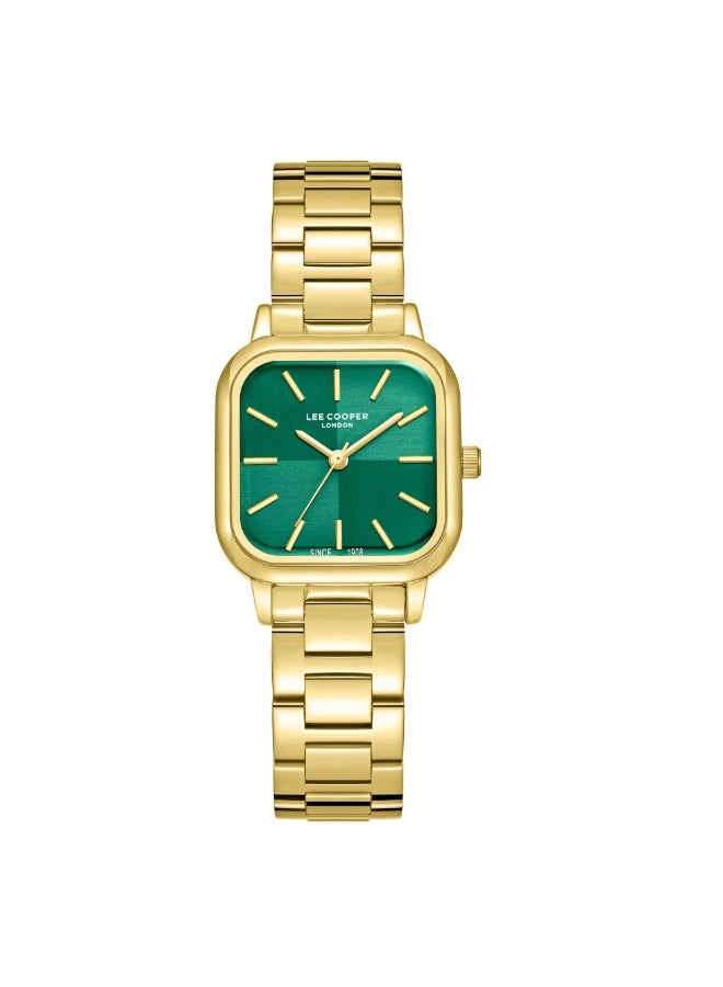 Lee Cooper ساعة يد معدنية أنالوج للنساء LC08134.170 - 27X34 مم - Image 1