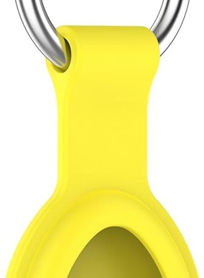 Yellow Silicone Anti Slip Grip Case Holder Sleeve Protector for Tracking Device Outdoor Enthusiasts Travelers - Image 1
