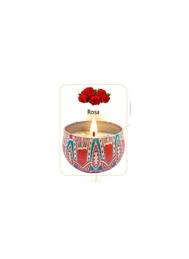Generic Rose scented plant scented candle  - Image 2