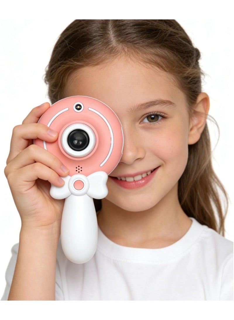 Kids Digital Camera Toy for Girls with Magic Wand Design, Pink, 32GB SD Card - Image 5