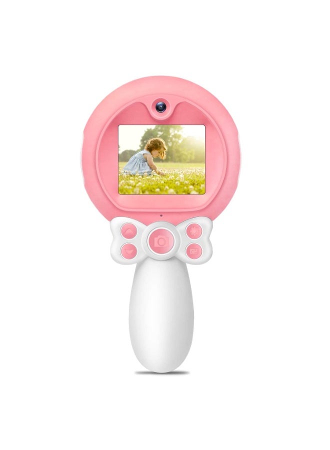 Kids Digital Camera Toy for Girls with Magic Wand Design, Pink, 32GB SD Card - Image 2