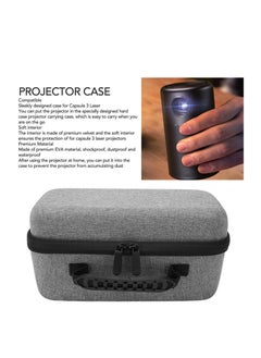 Excefore Hard Travel Case for Samsung The Freestyle Projector, Protective hard Shell Travel Carrying bag for Nebula Capsule 3 Laser Projector, Shakeproof Case for Projector and Accessories (Gray)  - Image 3