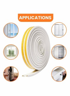 Y&D 2 Pack D-type Self-Adhesive Foam Strip For Door Window, Total 10M  - Image 3