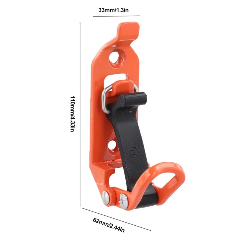 4PCS Shovel Holder Mounting Clamp Quick Release Metal Rubber Clamps Multipurpose Auto Wall Mounting Brackets Car Accessories for RV Boat Truck Trailer Roof Rack - Image 3