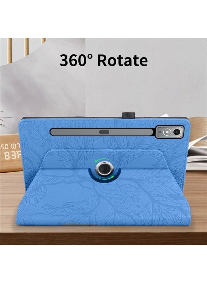 عام متوافق مع Lenovo Tab P12 بقياس 12.7 بوصة 2023 (TB-370FU/TB-371FC) حافظة جهاز Tablet Tree of Life، غطاء دوار 360 درجة من TPU وجلد PU مع وظيفة الاستيقاظ/السبات التلقائي. - Image 2