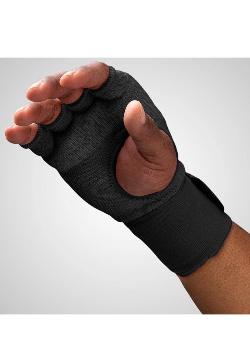 BUPY - Hand Wraps Boxing Gloves with Wrist Support Inner Padded Gel Wraps for Boxing Training Punching MMA Martial Arts Muay Thai Speed Bag Training Hands Protection (Pair) - Image 1