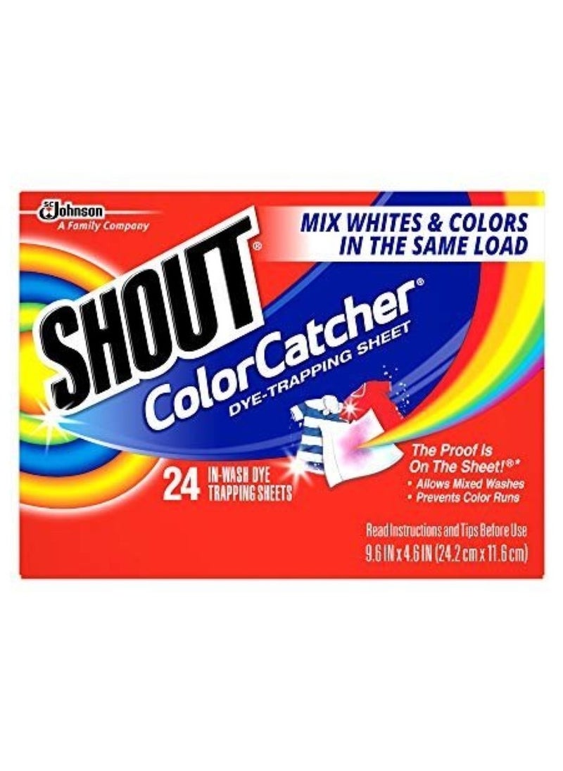 Shout - Color Catcher Dye Trapping Sheets 24 Sheets - Image 1