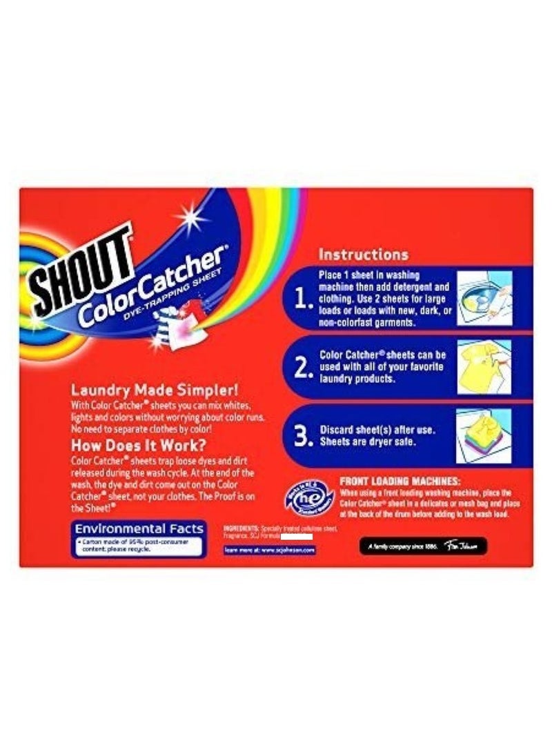 Shout - Color Catcher Dye Trapping Sheets 24 Sheets - Image 1