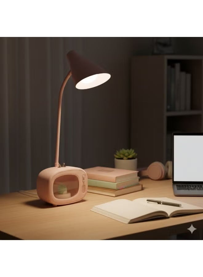 مصباح مكتب LED قابل للشحن بشاشة ديكور وتاتش - Image 4