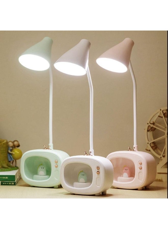 مصباح مكتب LED قابل للشحن بشاشة ديكور وتاتش - Image 2