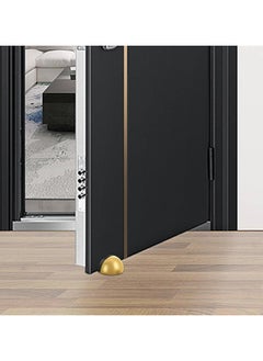 Oasisgalore 4 Pcs Stainless Steel Floor Door Stoppers with 3M Adhesive, Drill-Free or Drilled Installation (Gold)  - Image 5