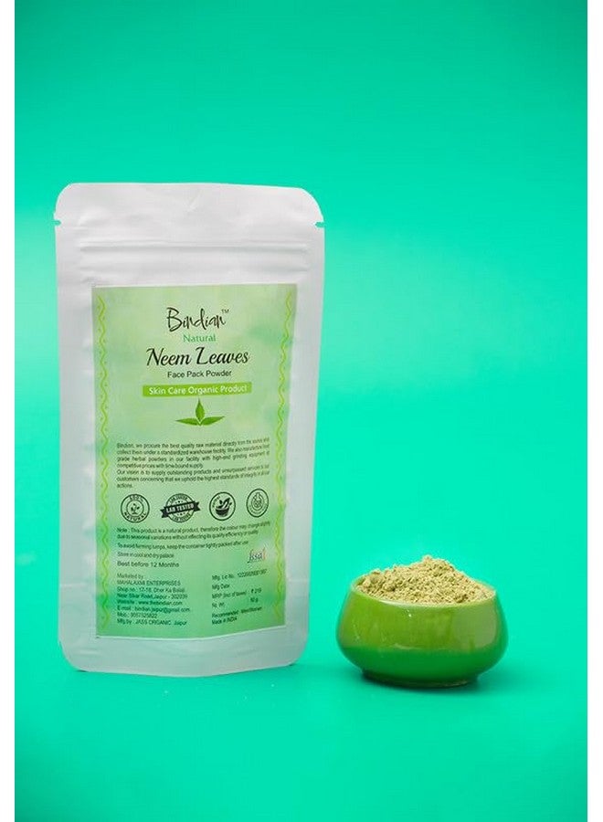 Bindian Neem Powder for Men & Women | Natural Face Pack Powder (50g) - Image 2