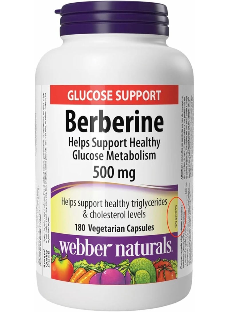 ويبر ناتشورالز بربارين ٥٠٠ مجم، ١٨٠ كبسولة