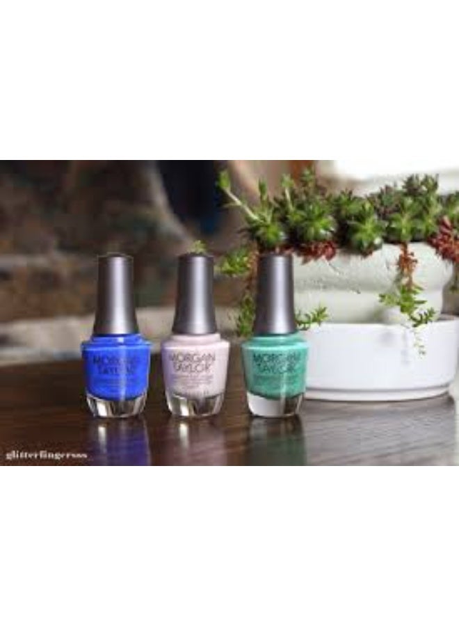 Morgan Taylor Professional Nail Lacquer Color Lost In Paradise 15ml - Image 3