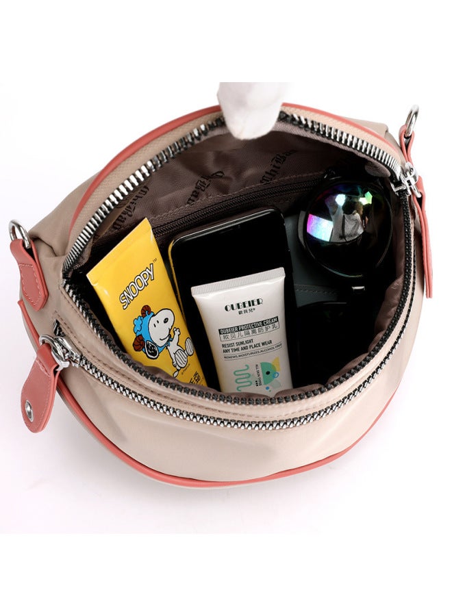 Chi Bao Korean OxFord Cloth Slung Simple Shoulder Fashion Women's Bag Lightweight Shell Practical Small Bag Wholesale-Color:Khaki  - Image 5