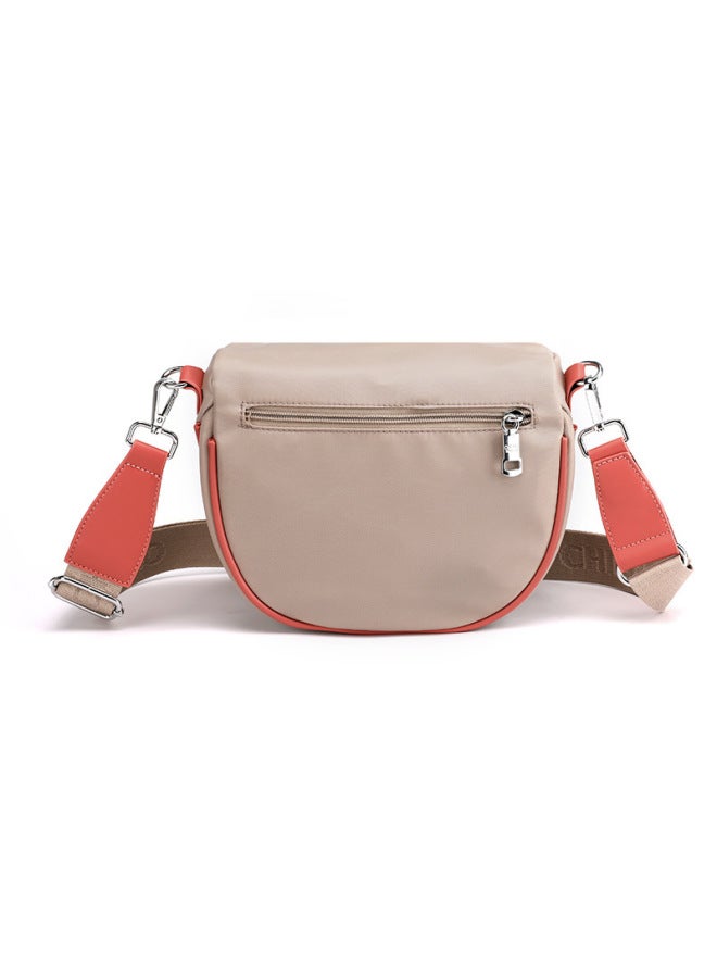 Chi Bao Korean OxFord Cloth Slung Simple Shoulder Fashion Women's Bag Lightweight Shell Practical Small Bag Wholesale-Color:Khaki  - Image 4