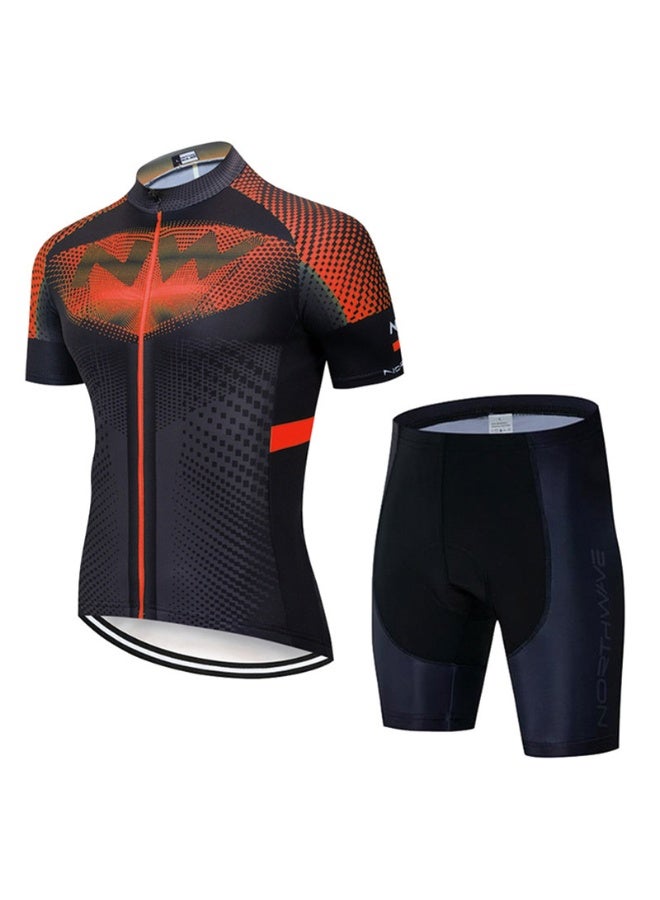 KUYING Summer Short Sleeved Cycling Suit Set - Image 1