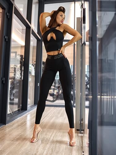 Bona Fide Butt Lifting Leggings for Women - Scrunch Butt Leggings High Waisted Tummy Control - Gym Workout Yoga Pants - Image 4