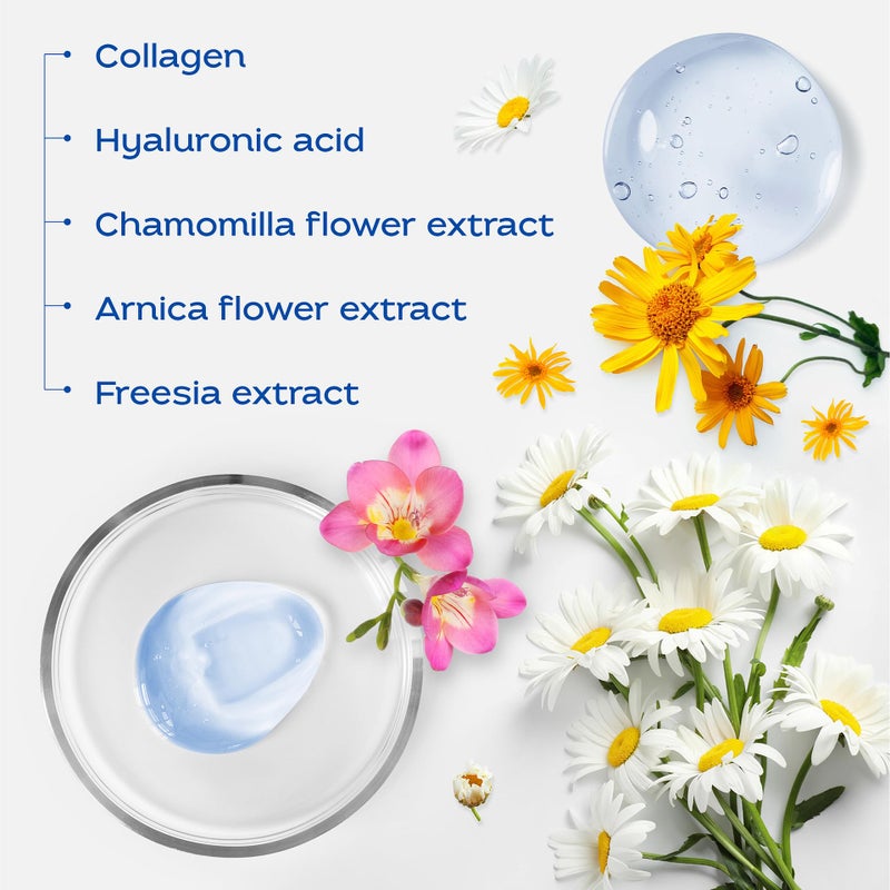 KINPUR ORGANIC COSMETICS Under Eye Patches with Collagen, Caffeine & Hyaluronic Acid - Blue Eye Masks Made to Depuff, Hydrate, Reduce Dark Circles & Eye Bags, Smooth Fine Lines â€“ Premium Facial Skincare 30 Pairs - Image 3