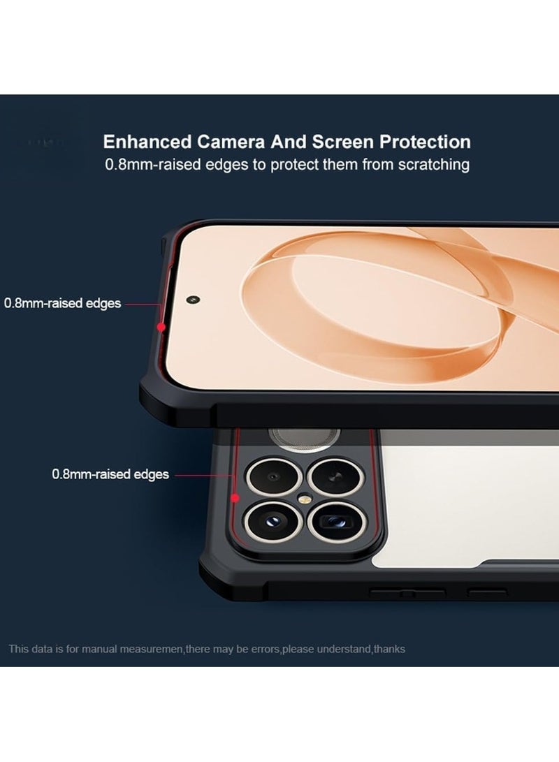 general Magnetic Protective Case Compatible with Xiaomi POCO F8 Ultra Airbag Protection Transparent Design Camera Lens Protection PC+TPU Shock-Absorbing Back Cover Supports Wireless Charging - Image 3