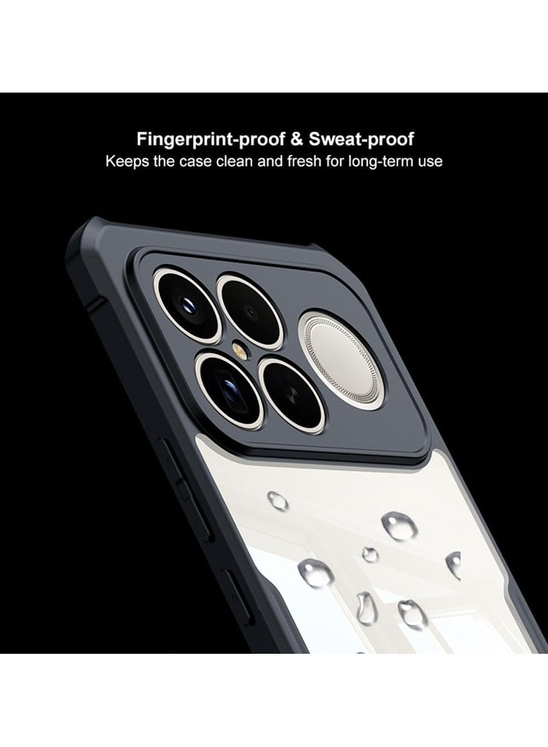 general Magnetic Protective Case Compatible with Xiaomi POCO F8 Ultra Airbag Protection Transparent Design Camera Lens Protection PC+TPU Shock-Absorbing Back Cover Supports Wireless Charging - Image 4