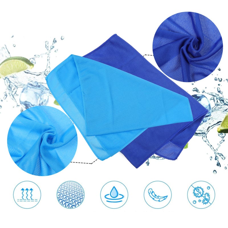 4 pcs Gym Towels Sports Fitness Workout Sweat Towel Fast Drying Towels - Image 2
