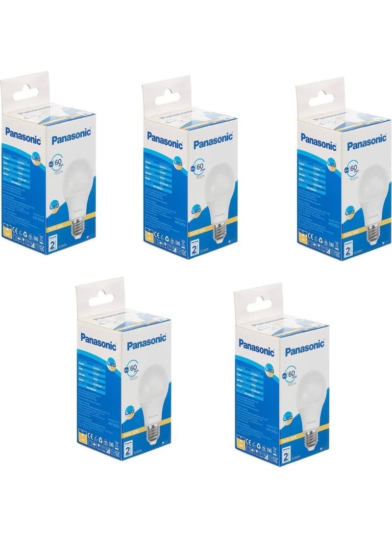 Panasonic - 8.5 W 60 W LED Bulb E-27 Socket 5 Pieces - Image 1
