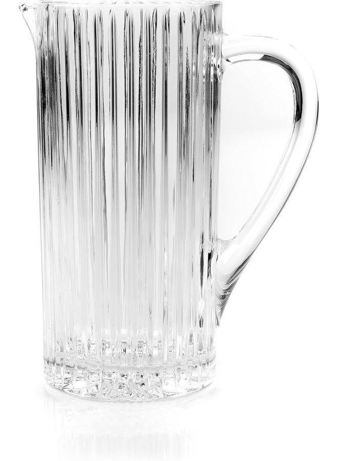 RCR Timeless Crystal Glass Water Juice Cocktail Jug, 1.2 Litre - Image 4