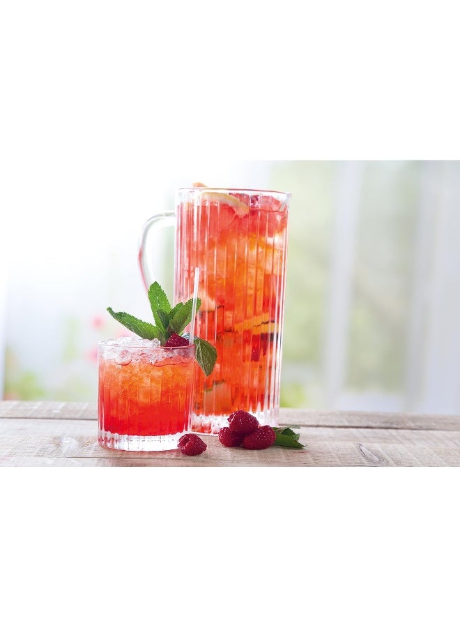 RCR Timeless Crystal Glass Water Juice Cocktail Jug, 1.2 Litre - Image 2