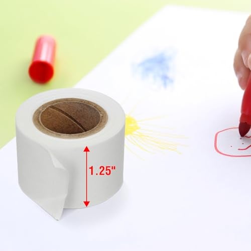 Lineco Self-Stick Linen Hinging Tape, Attaching Mats to Backboard, Hinge Heavy Artwork, Non-Yellowing, Strong, Neutral pH Acrylic Adhesive. Acid-Free White Cloth, 1.25" x 12', Pack of 1 - Image 2